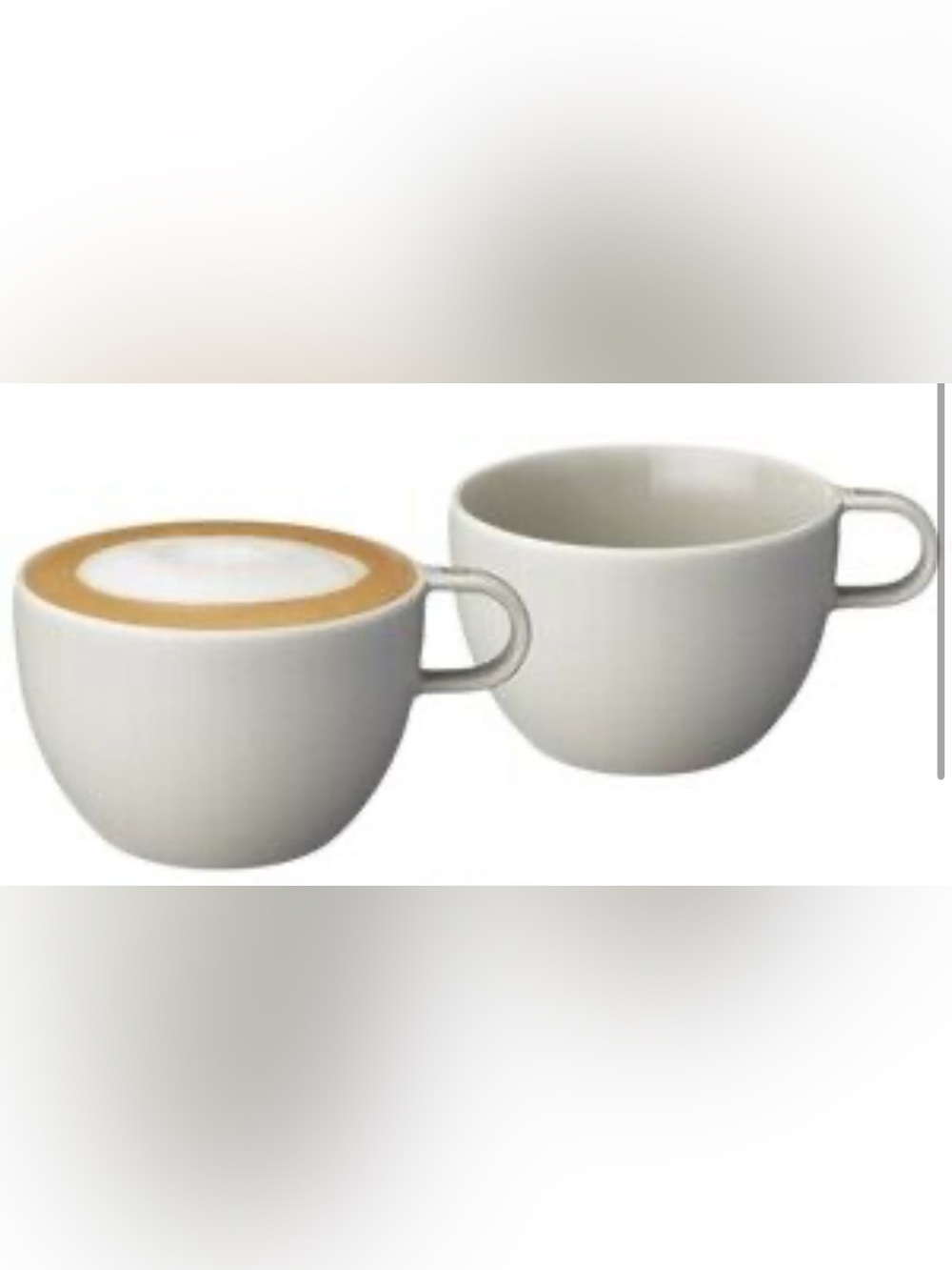 Nespresso Barista cappuccino Large mugs - Set of 2 - White